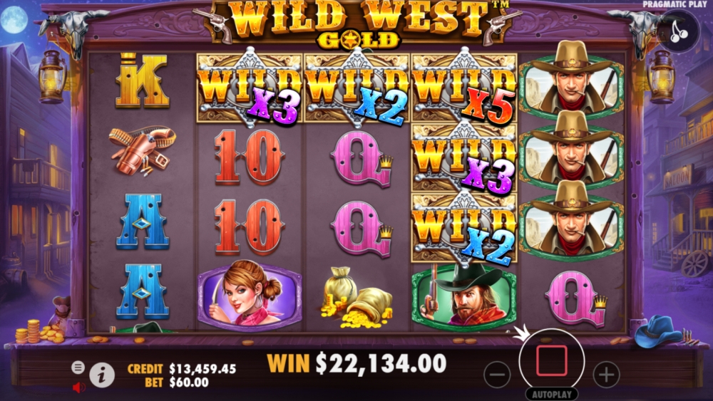 Мотивы Дикого Запада в игровом аппарате «Wild West Gold» от Казино Legzo
